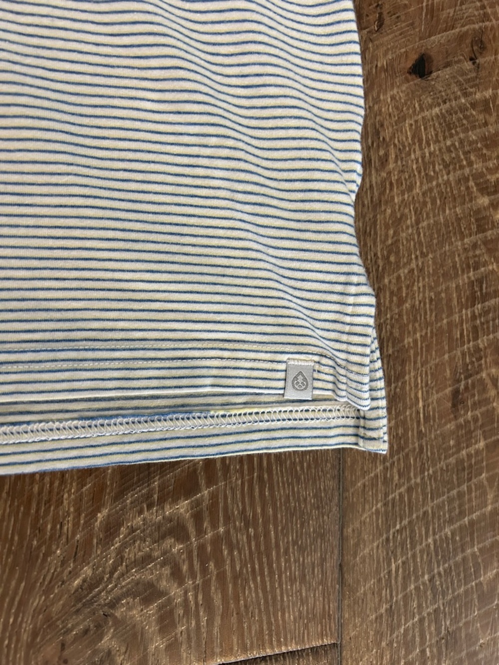 Striped Light Blue Polo Shirt - Casual Everyday Polo - Picture 3 of 6